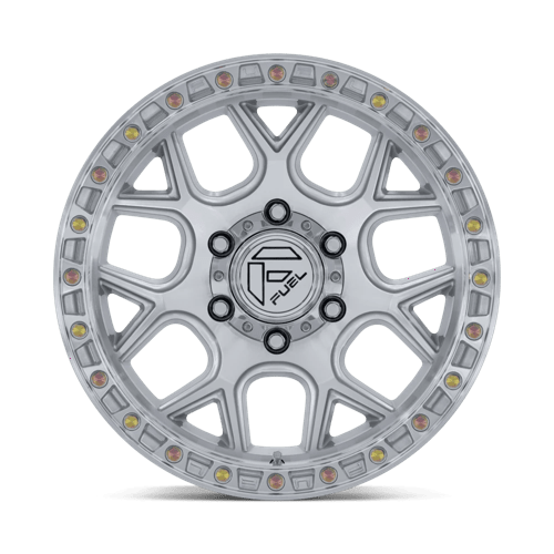 Fuel Off-Road D908 17X9 Gloss Silver W/ Machined Face 5x127 +1mm