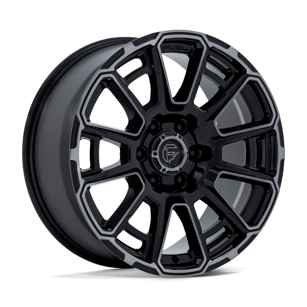 Fuel Off-Road D910 20X9 Gloss Black Dark Tinted Clear 6x114.3 +20mm