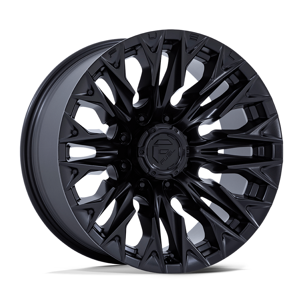 Fuel Off-Road Aluminum Wheels 20X9 Flame D804 Blackout