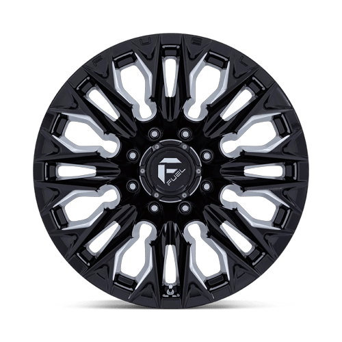 Fuel Off-Road Aluminum Wheels 20X9 Flame D803 Gloss Black Milled