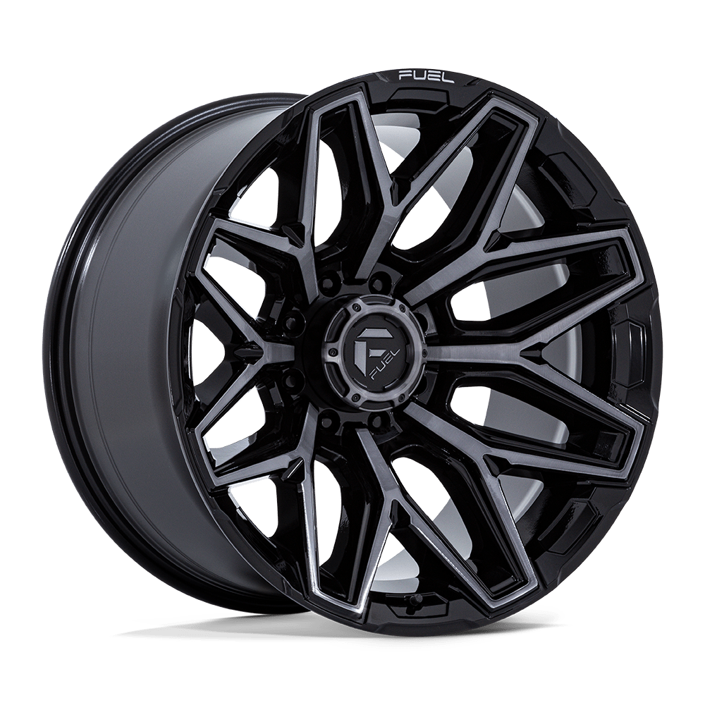 Fuel Off-Road D854 22X12 Gloss Black Brushed Face W/ Gray Tint 8x180 -44mm