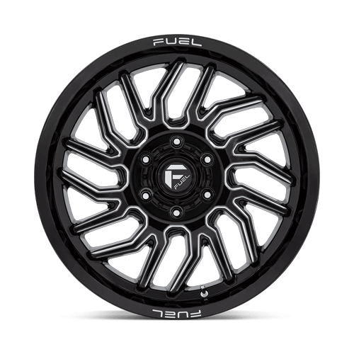Fuel Off-Road D807 20X9 Gloss Black Milled 6x139.7 +1mm