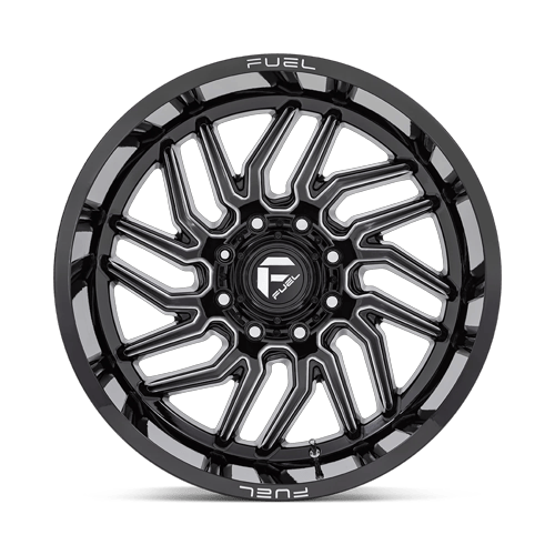 Fuel Off-Road D807 24X12 Gloss Black Milled 6x135 -44mm