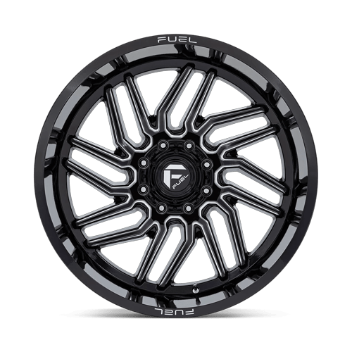 Fuel Off-Road D807 24X12 Gloss Black Milled 8x170 -44mm