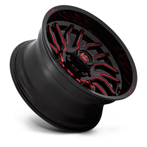 Fuel Off-Road D808 20X10 Gloss Black Milled W/ Red Tint 6x135 -18mm