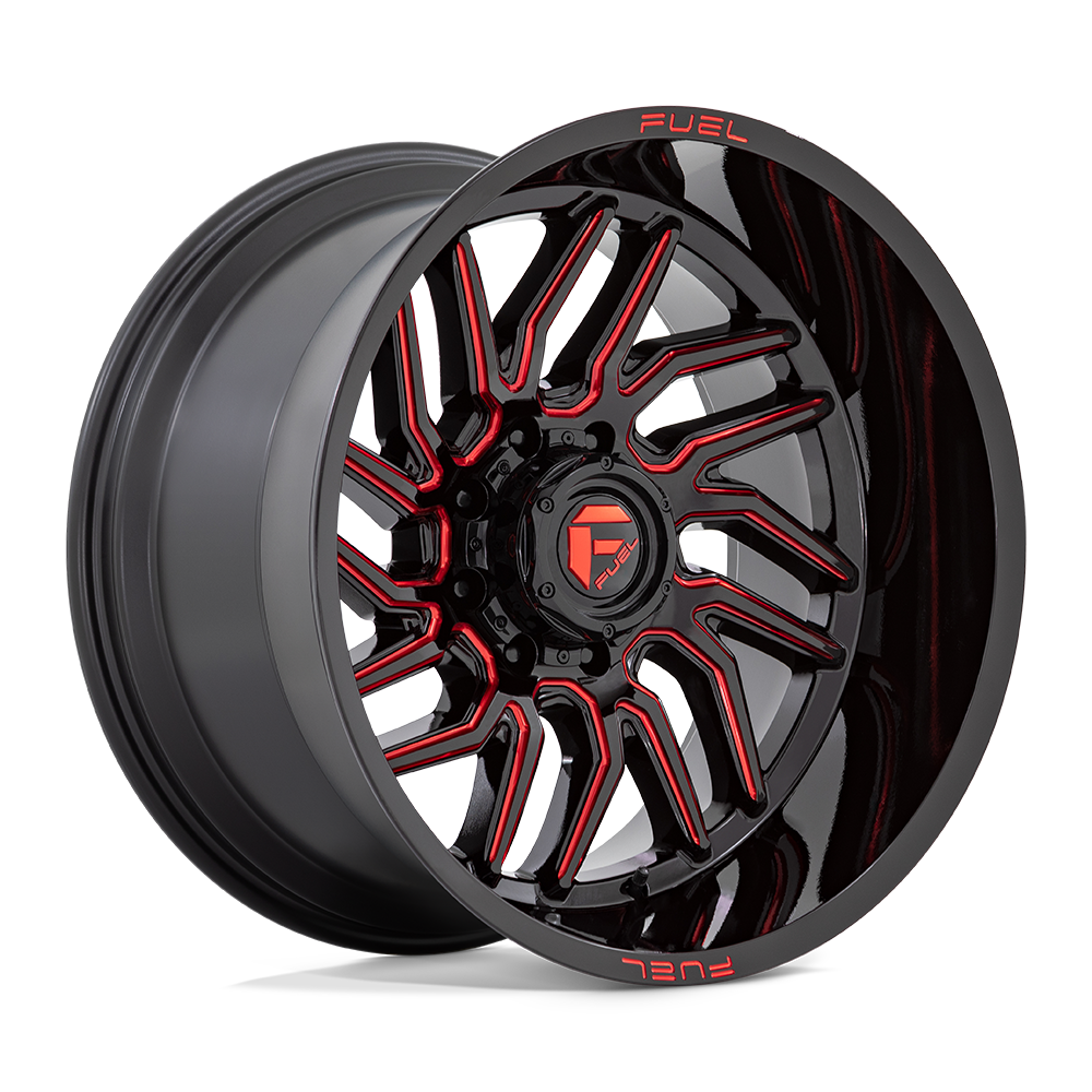Fuel Off-Road D808 20X10 Gloss Black Milled W/ Red Tint 8x170 -18mm