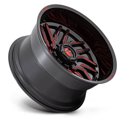 Fuel Off-Road D808 20X10 Gloss Black Milled W/ Red Tint 8x170 -18mm