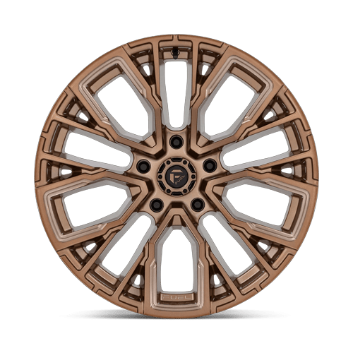Fuel Off-Road Aluminum Wheels 20X10 Rebar D850 Platinum Bronze Milled
