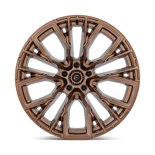 Fuel Off-Road Aluminum Wheels 22X12 Rebar D850 Platinum Bronze Milled