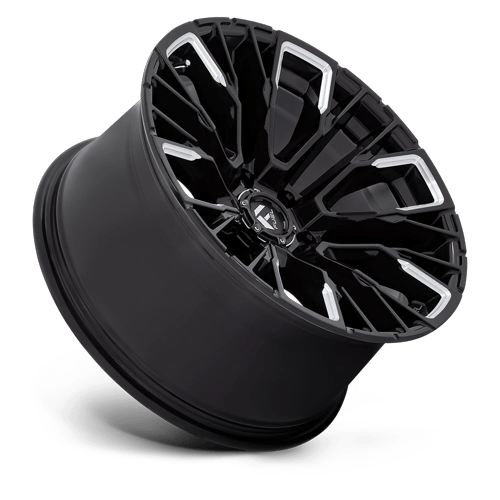 Fuel Off-Road Aluminum Wheels 17X9 Rebar D849 Gloss Black Milled