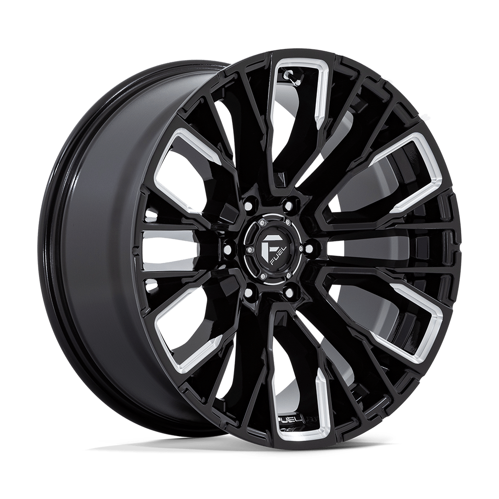 Fuel Off-Road D849 20X9 Gloss Black Milled 6x139.7 +1mm