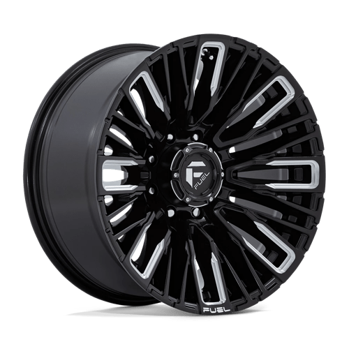 Fuel Off-Road Aluminum Wheels 20X10 Rebar D849 Gloss Black Milled