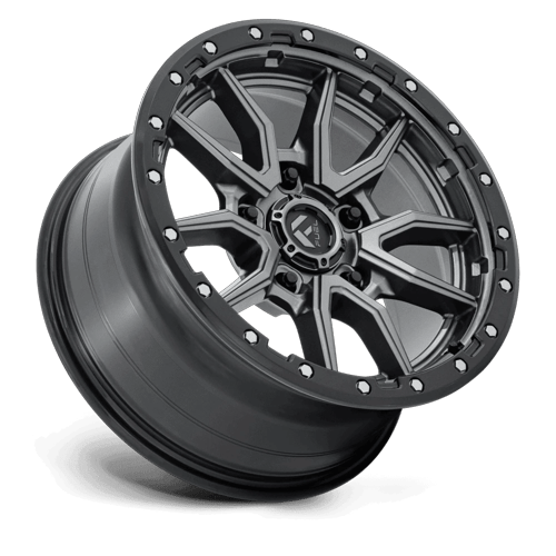 Fuel Off-Road D680 17X9 Matte Gunmetal Black Bead Ring 5x127 +1mm