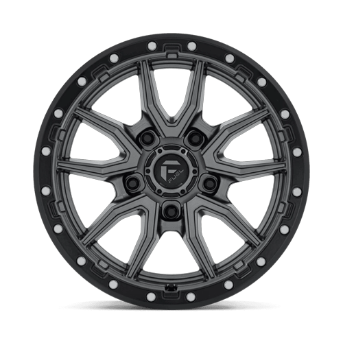 Fuel Off-Road D680 17X9 Matte Gunmetal Black Bead Ring 5x150 +1mm