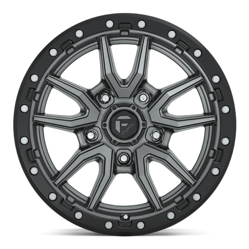 Fuel Off-Road D680 17X9 Matte Gunmetal Black Bead Ring 5x127 -12mm