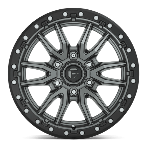Fuel Off-Road D680 17X9 Matte Gunmetal Black Bead Ring 6x139.7 -12mm