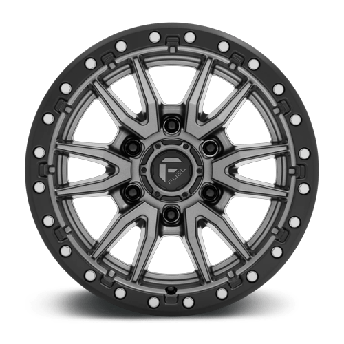 Fuel Off-Road D680 20X9 Matte Gunmetal Black Bead Ring 6x114.3 +1mm