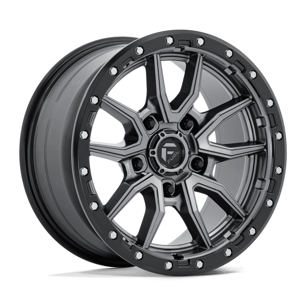 Fuel Off-Road D680 18X9 Matte Gunmetal Black Bead Ring 5x139.7 +1mm