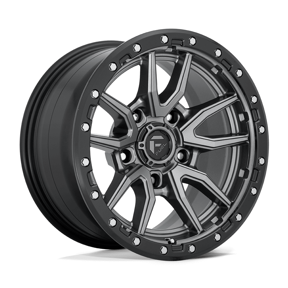 Fuel Off-Road D680 18X9 Matte Gunmetal Black Bead Ring 5x127 -12mm