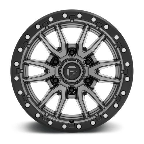 Fuel Off-Road D680 18X9 Matte Gunmetal Black Bead Ring 6x135 +20mm