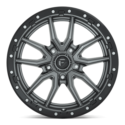 Fuel Off-Road D680 20X9 Matte Gunmetal Black Bead Ring 5x139.7 +1mm