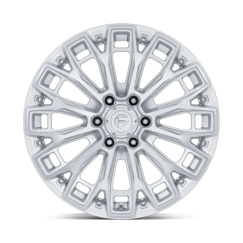 Fuel Off-Road D882 20X9 Gloss Silver W/ Machined Face 6x135 +1mm