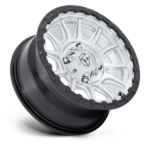 Fuel Off-Road D866 15X7 Hyper Silver Machined W/ Matte Black Lip 4x137 +38mm