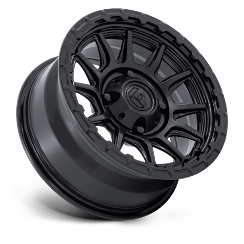 Fuel Off-Road D866 15X7 Matte Black W/ Gloss Black Lip 5x114.3 +38mm