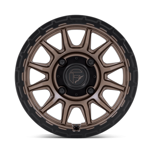 Fuel Off-Road D866 15X7 Matte Bronze W/ Matte Black Lip 4x137 +10mm