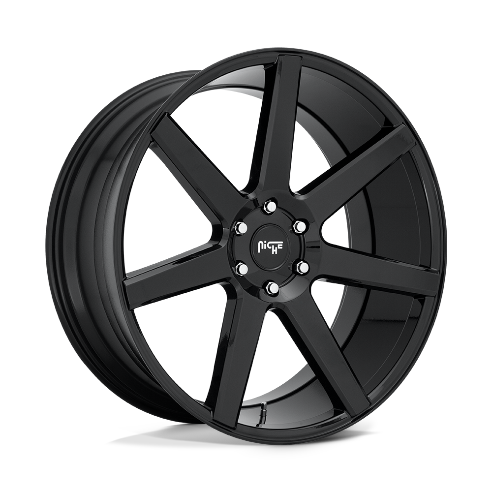 Niche 1PC M230 Future 24X10 6X139.7 +20MM Gloss Black