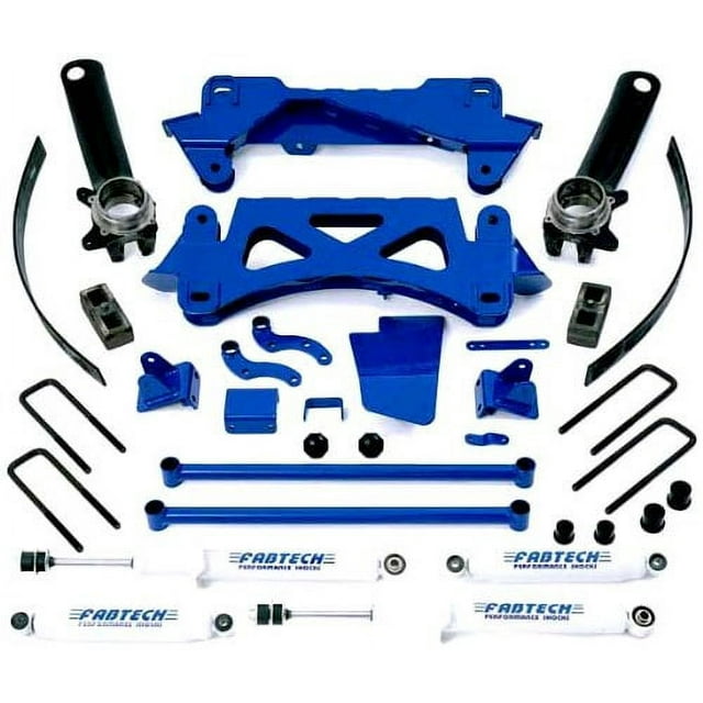 Fabtech 95.5-04 Toyota Tacoma 2WD/4WD 6 Lug 6in Performance System - Component Box 1 - FTS26000BK for 1995-2004 Toyota Tacoma