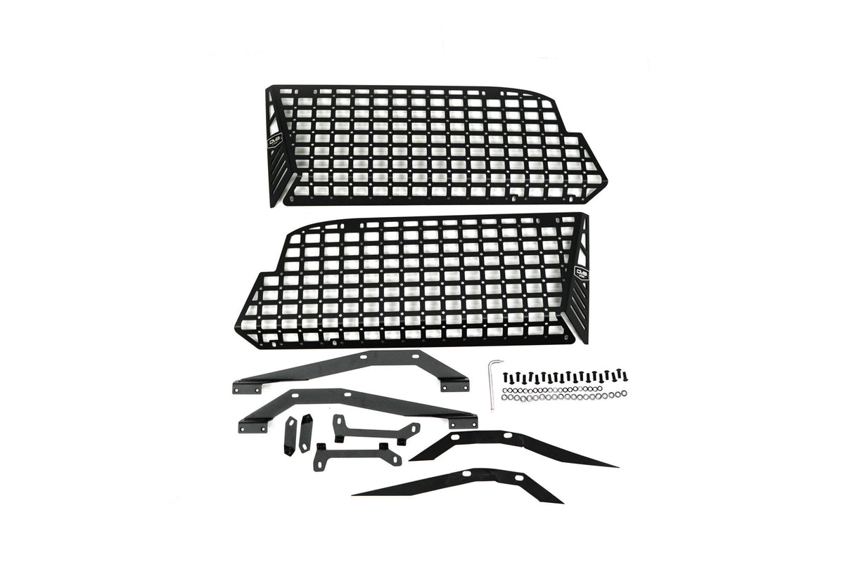 DV8 Offroad - 2021-2025 Ford Bronco 2-Door | Rear Window Pocket Molle Panels - MPBR-12