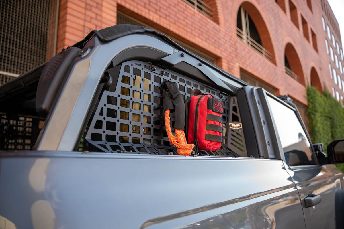 DV8 Offroad - 2021-2025 Ford Bronco 2-Door | Rear Window Pocket Molle Panels - MPBR-12