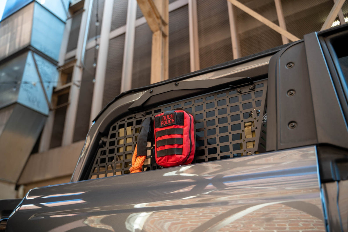 DV8 Offroad - 2021-2025 Ford Bronco 2-Door | Rear Window Pocket Molle Panels - MPBR-12