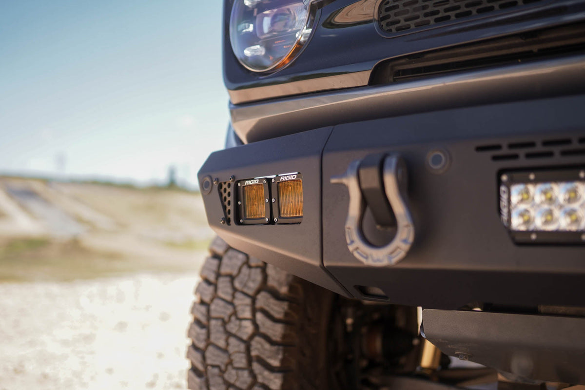 DV8 Offroad - 2021-2026 Ford Bronco | OE Plus Series Front Bumper V2 - FBBR-06