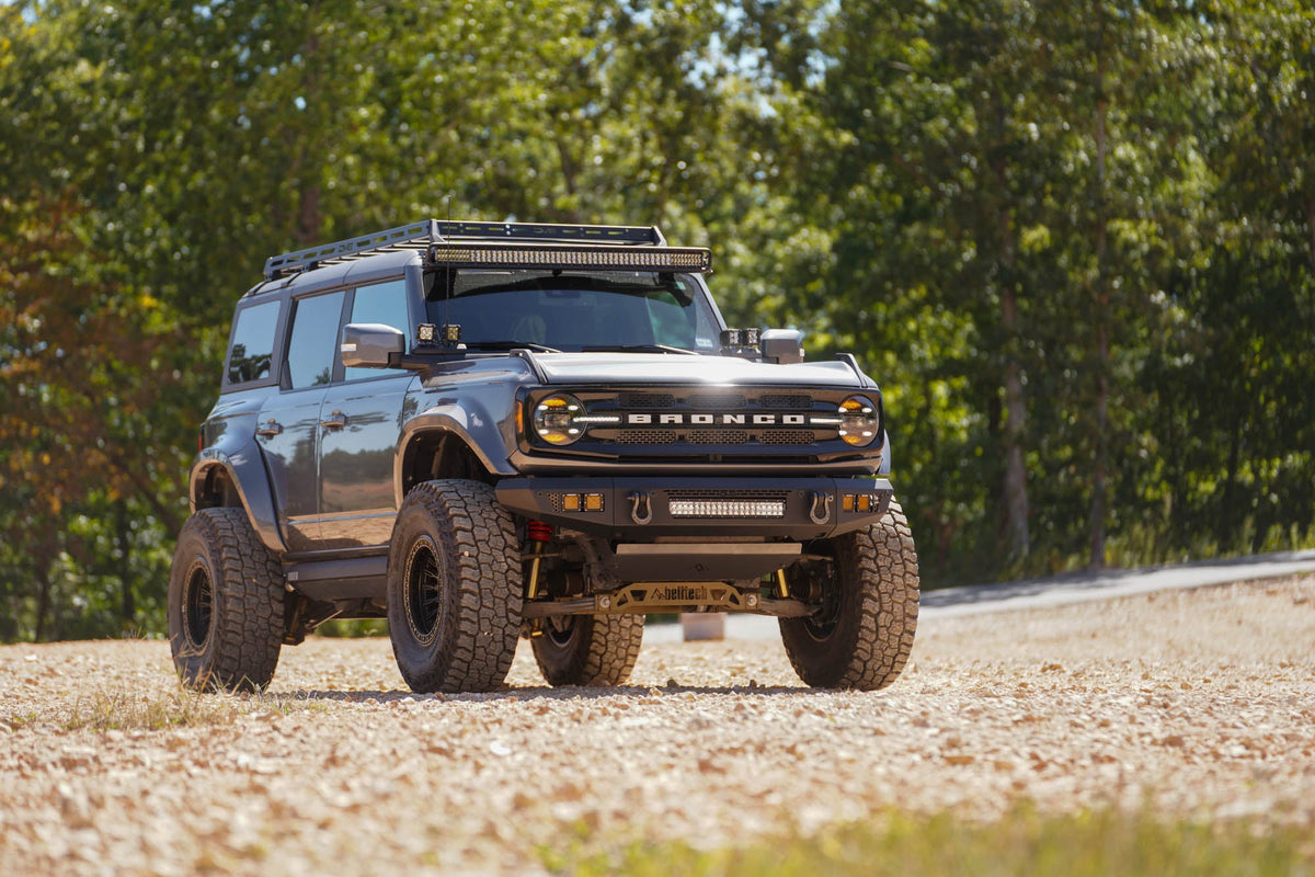 DV8 Offroad - 2021-2026 Ford Bronco | OE Plus Series Front Bumper V2 - FBBR-06