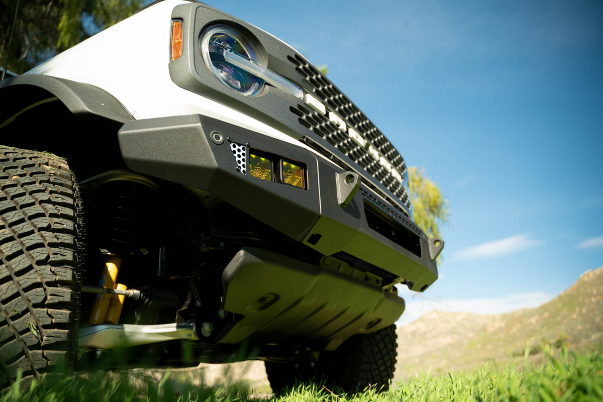 DV8 Offroad - 2021-2026 Ford Bronco | OE Plus Series Front Bumper V2 - FBBR-06