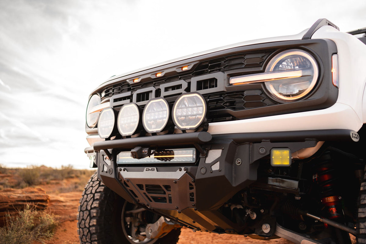 DV8 Offroad - 2022-2026 Ford Bronco Raptor Tube Front Bumper - FBFR-02