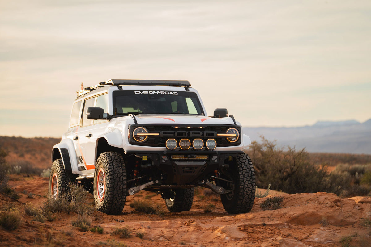 DV8 Offroad - 2022-2026 Ford Bronco Raptor Tube Front Bumper - FBFR-02