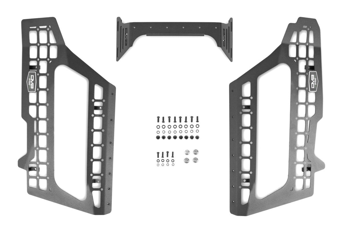 DV8 Offroad - 2015-2020 Ford F-150 & 2017-2021 F-250/350 | Center Console Molle Panels & Device Mount - CCFF-01