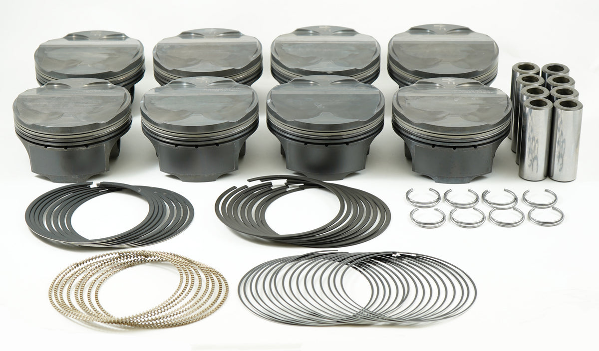 Mahle MS Piston Set SBF 304ci 3.640in Bore 3.65in Stroke 5.933in Rod .866 Pin 10cc 12:6 CR Set of 8 - 930258140