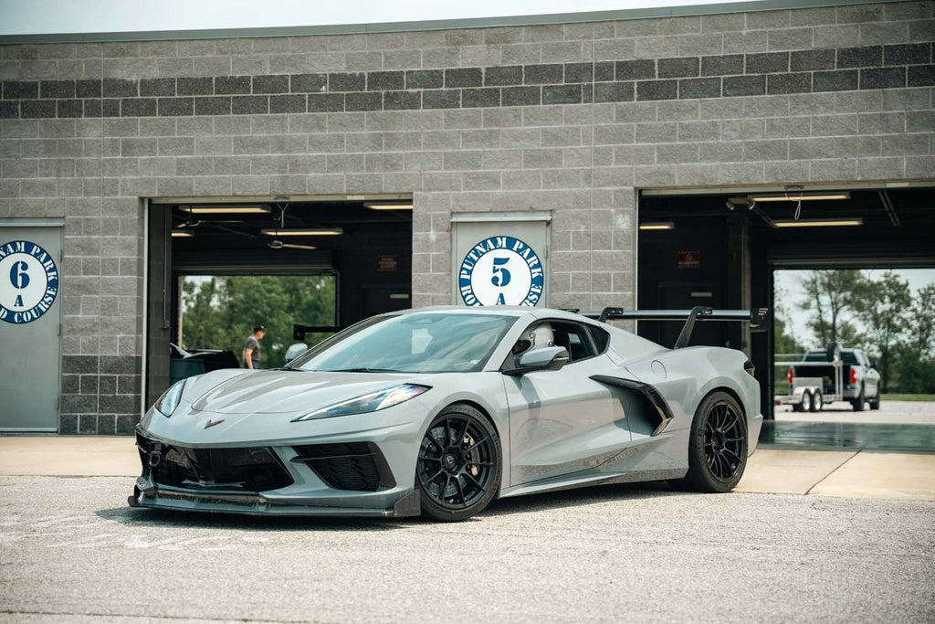 Verus - Front Splitter Endplates, WF Spec - Corvette Stingray (C8) - A0699A