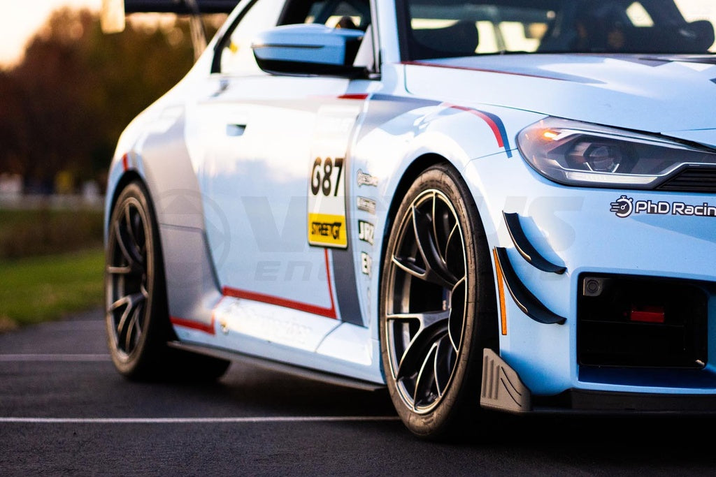 Verus - Front Splitter Endplates - G87 BMW M2 - A0613A