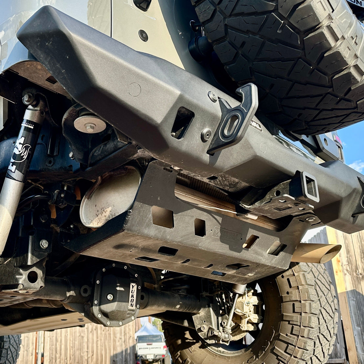 Rival 2018-Present Jeep Wrangler JL  Aluminum Muffler Skid Plate - 2333.2753.1.6