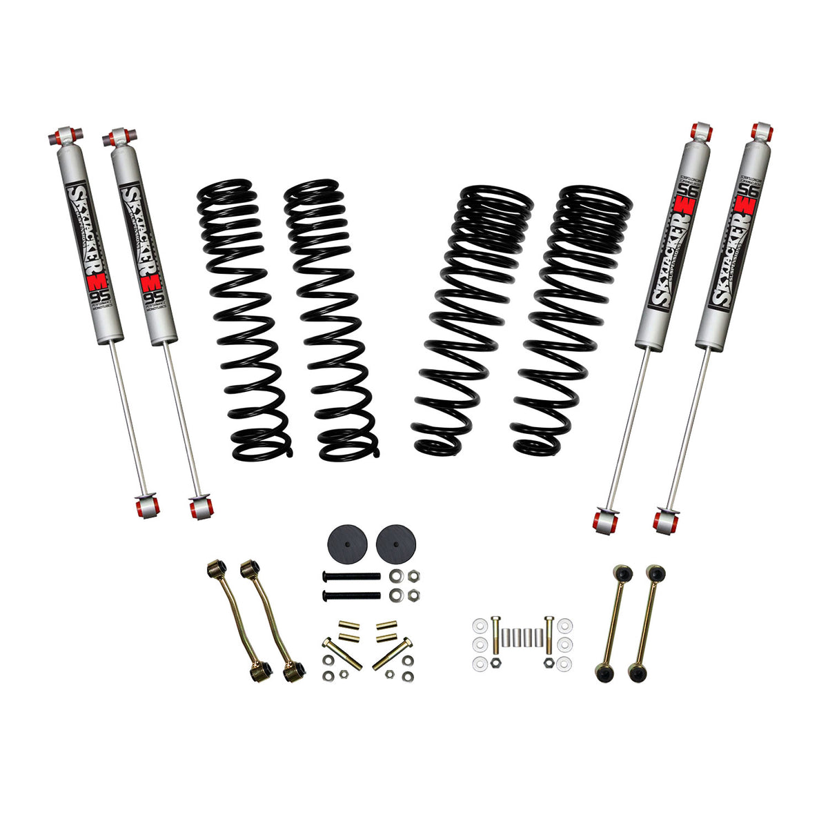 Skyjacker 2020 Jeep Gladiator JT - Rubicon Suspension Lift Kit 2.5in Fr 1in Rr w/M95 Monotube Shocks - G251RPMLT