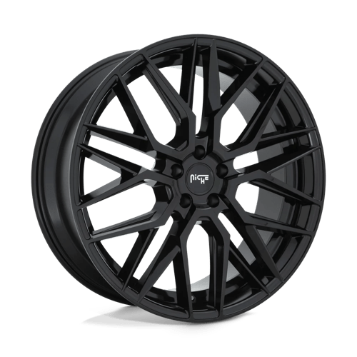 Niche 1PC M224 Gamma 20X10.5 5X112 +40MM Gloss Black