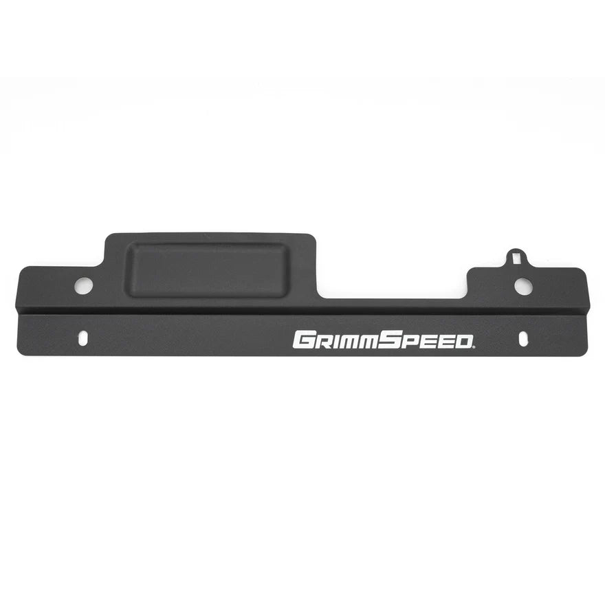 GrimmSpeed 02-07 Subaru Impreza/WRX / 04-07 STI Radiator Shroud w/Tool Tray - Black - 096005