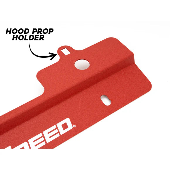GrimmSpeed 02-07 Subaru Impreza/WRX / 04-07 STI Radiator Shroud w/Tool Tray - Red - 096006