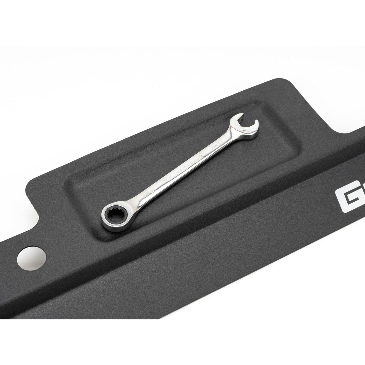 GrimmSpeed 02-07 Subaru Impreza/WRX / 04-07 STI Radiator Shroud w/Tool Tray - Black - GRM096005