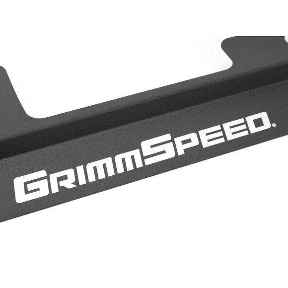 GrimmSpeed 02-07 Subaru Impreza/WRX / 04-07 STI Radiator Shroud w/Tool Tray - Black - 096005